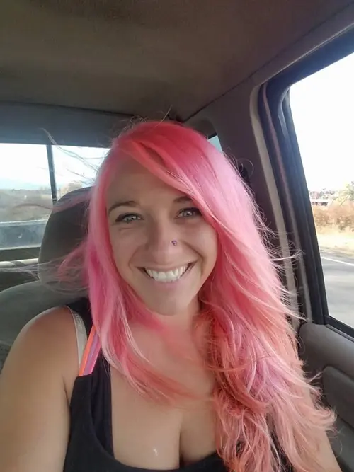 Denver Hair Extensions Custom blended pink hair extensions designed to add softness, dimension, and (..)